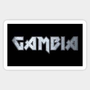 Heavy metal Gambia Magnet